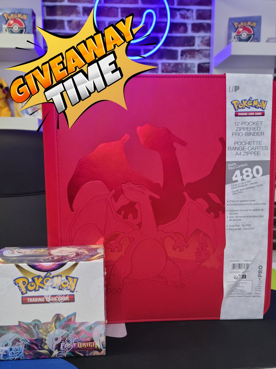 RareCandy's tweet image. GIVEAWAY ALERT!

Rare Candy is giving away a Lost Origin Booster Box and @UltraProIntl 480 Card 12 Pocket Zippered Pro-Binder featuring Charizard!

To enter:
1) Follow @RareCandy 
2) Like and Repost this post
3) Comment your Rare Candy Username

If you don&apos;t have a username…