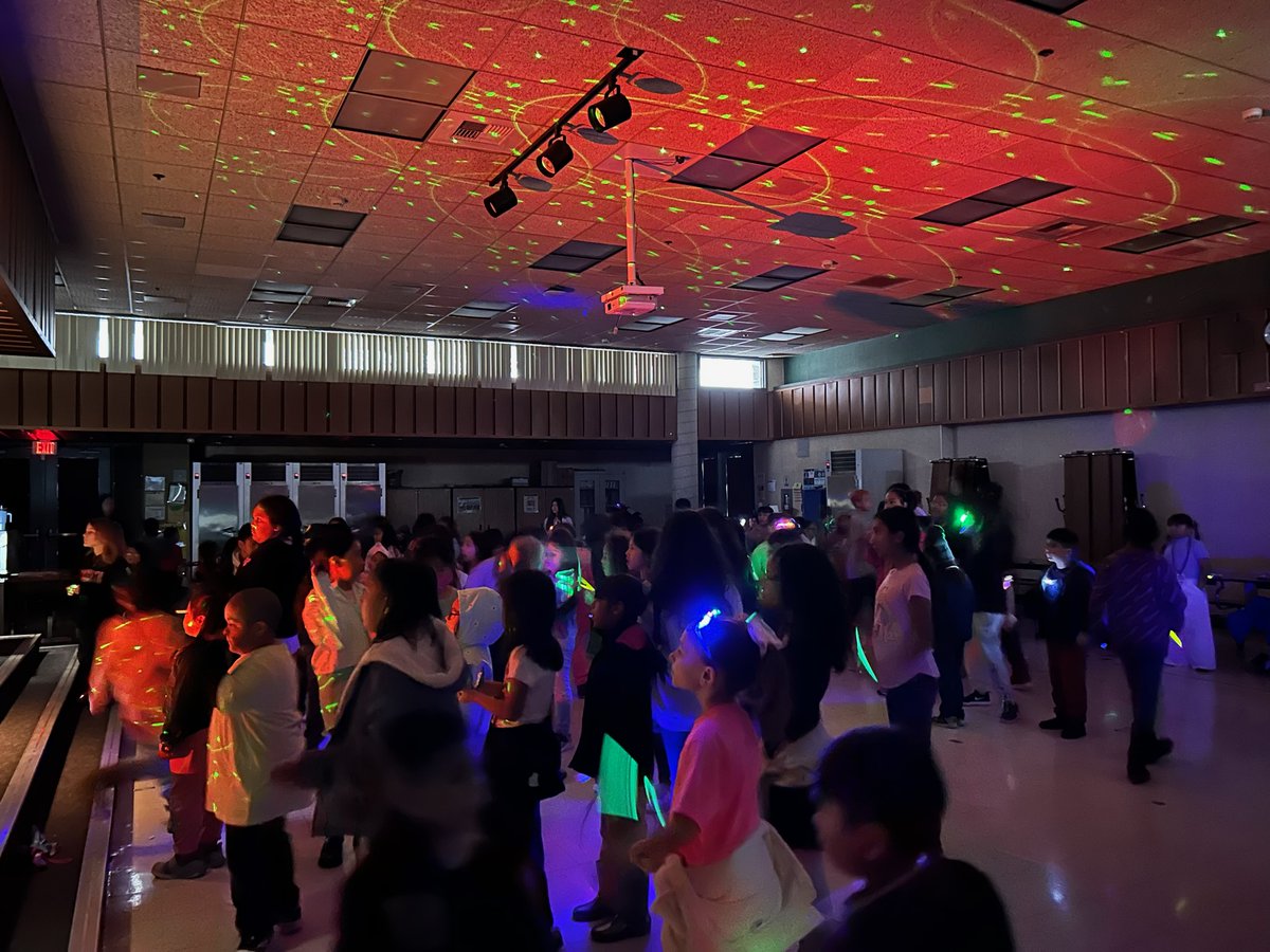 GLOW PARTY to celebrate monthly perfect attendance!!