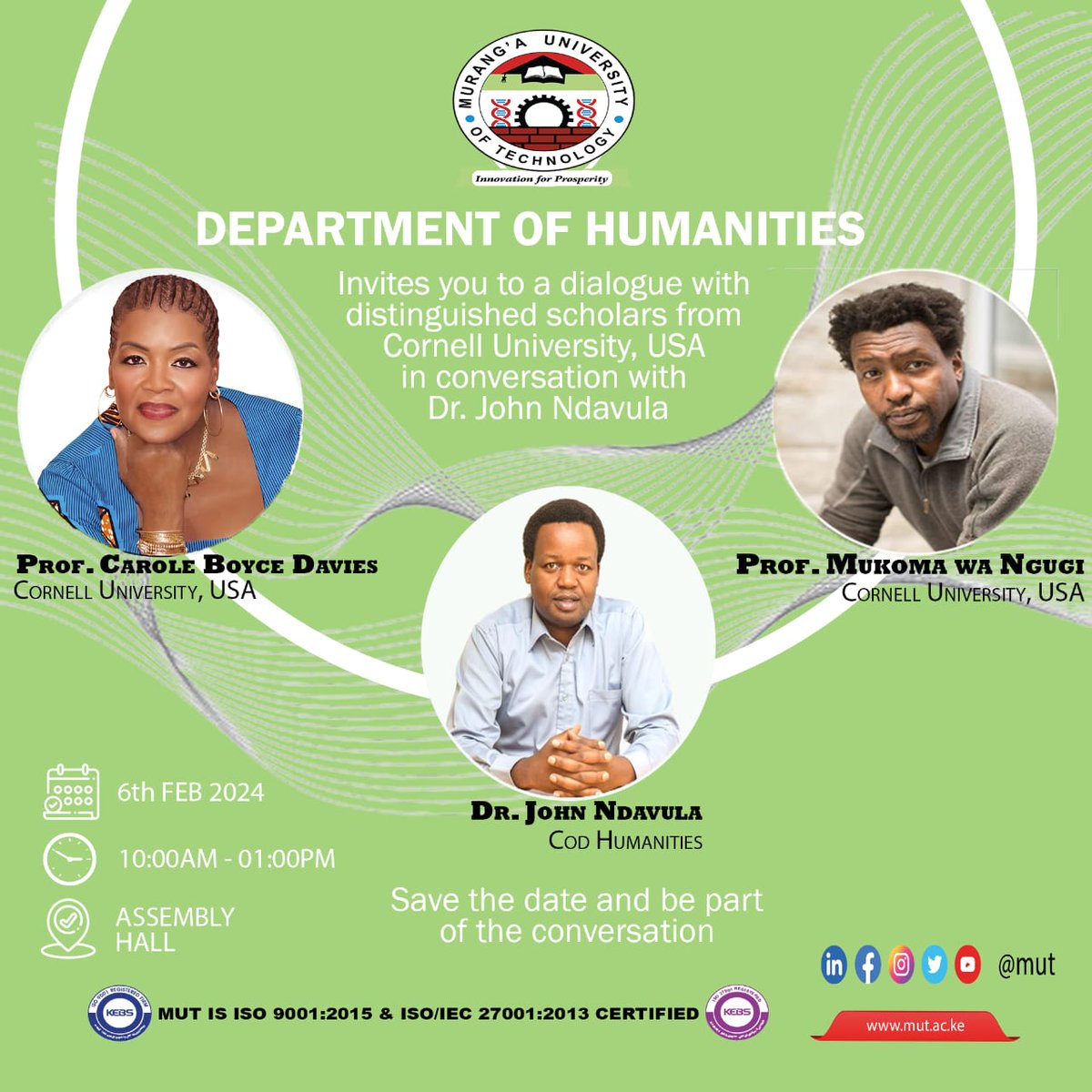 Unlocking your world of Literature at Murang'a University. <a href="/MurangaUni/">Murang'a University of Technology</a> <a href="/NgugiWaThiongo_/">Ngugi wa Thiong'o</a> <a href="/KikwetuJournal/">Kikwetu Lit Journal</a> <a href="/Obwavo/">Dr John Ndavula</a>