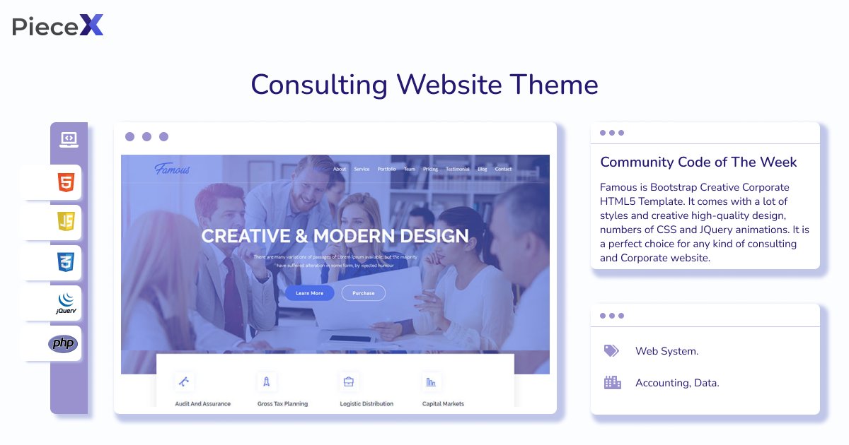 piecex_com's tweet image. Unleash creativity with Famous, the Bootstrap Corporate HTML5 Template! ๐๐จ Packed with high-quality design, CSS, and JQuery animations, it's your go-to for a stunning consulting and corporate website.
Free this week!
hubs.ly/Q02h_0nk0
#Famous #HTML5Template #WebDesign