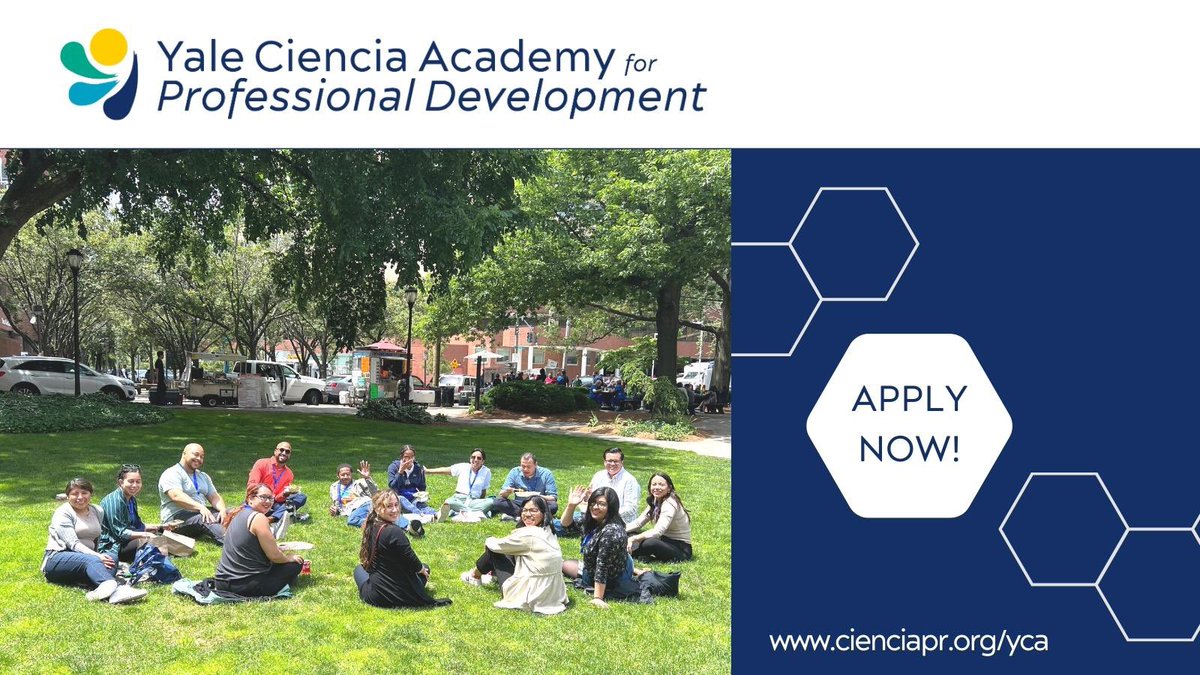 ProTip: #Scicomm can make you a more successful scientist and help you engage with issues &amp; communities you care about. Apply to the #YaleCienciaAcademy to work with experts on your personal narrative, effective presentation skills, and being an engaged scholar.