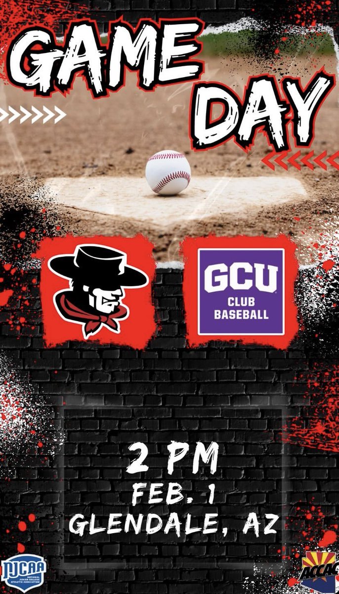 GAUCHO BASEBALL (@gauchosbaseball) on Twitter photo โพ๏ธGAME DAYโพ๏ธ
๐ GCU Club
๐๏ธ <a href="/GauchosBaseball/">GAUCHO BASEBALL</a>
๐ Glendale, AZ
โฐ 2 PM
<a href="/accac_sports/">ACCAC Sports</a> | <a href="/NJCAABaseball/">NJCAA Baseball</a> โพ๏ธGAME DAYโพ๏ธ
๐ GCU Club
๐๏ธ <a href="/GauchosBaseball/">GAUCHO BASEBALL</a>
๐ Glendale, AZ
โฐ 2 PM
<a href="/accac_sports/">ACCAC Sports</a> | <a href="/NJCAABaseball/">NJCAA Baseball</a>