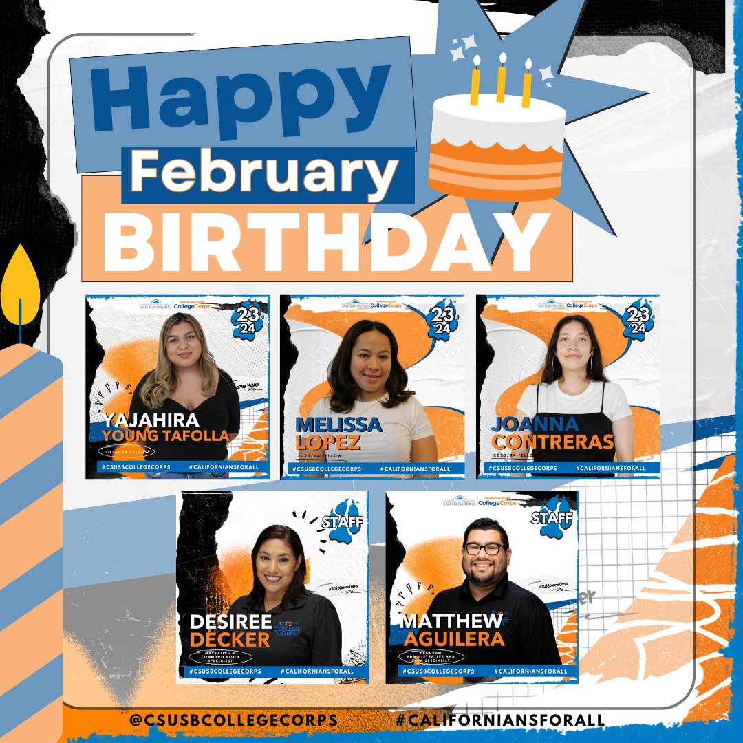 This month marks the birthdays of some fantastic individuals. Join us in extending warm wishes to our Fellows Melissa Lopez, Yajahira Young, and Joanna Contreras, as well as our incredible staff members Desiree Decker and Matthew Aguilera. Happy Birthday!