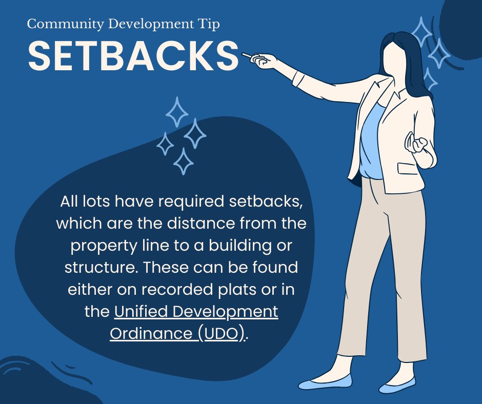 Setbacks
Want to find out the setbacks of your property? Take a look at in Article V of the Unified Development Ordinance

library.municode.com/ga/bryan_count…