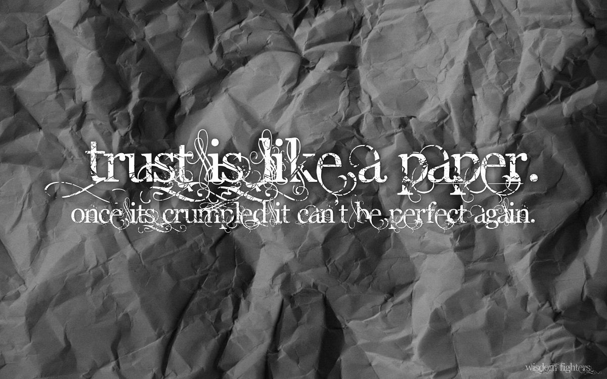 Trust is like a paper! | #Life #Entrepreneur #Leadership #Motivation #Inspiration #MakeYourOwnLane #essenglobal #Quotes #paper #law #security