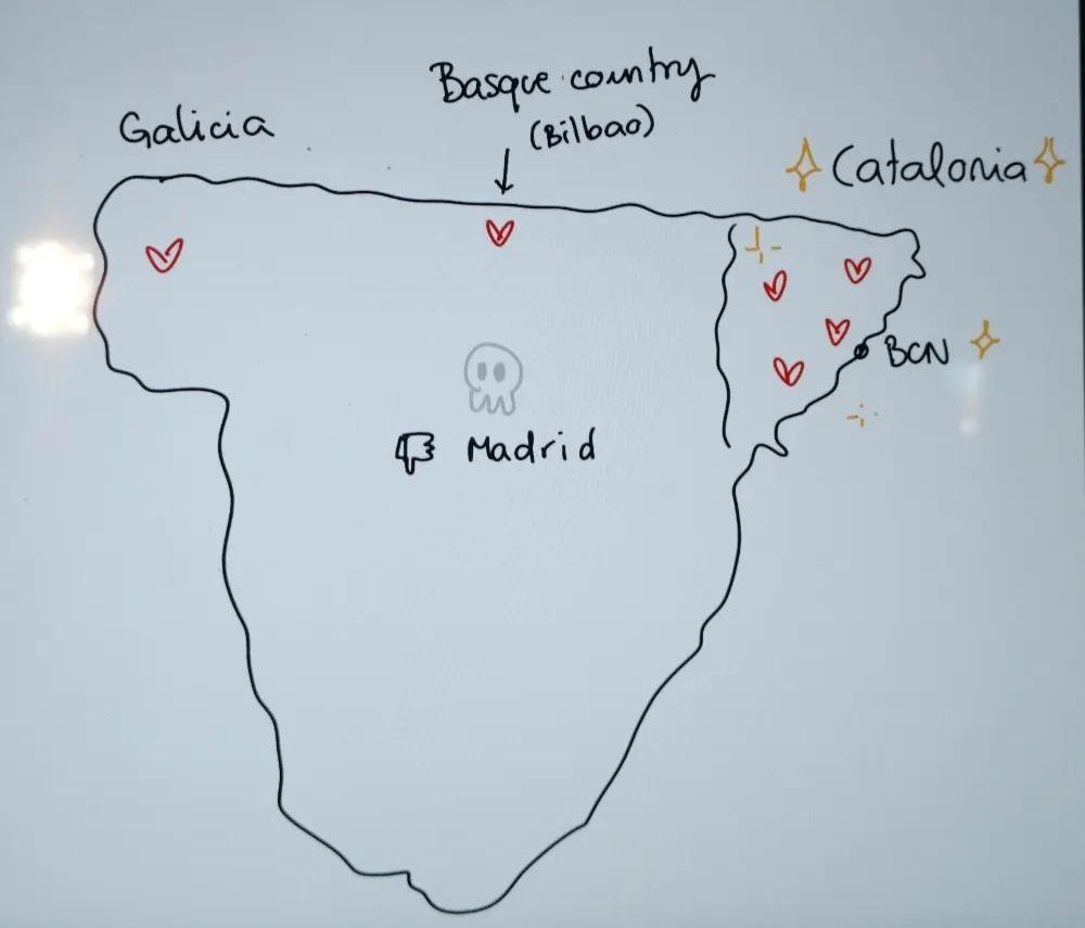Jazzy_Snoopy_'s tweet photo. El guiri m'ha demanat llocs macos d'Espanya: https://t.co/NexpBLHMI4