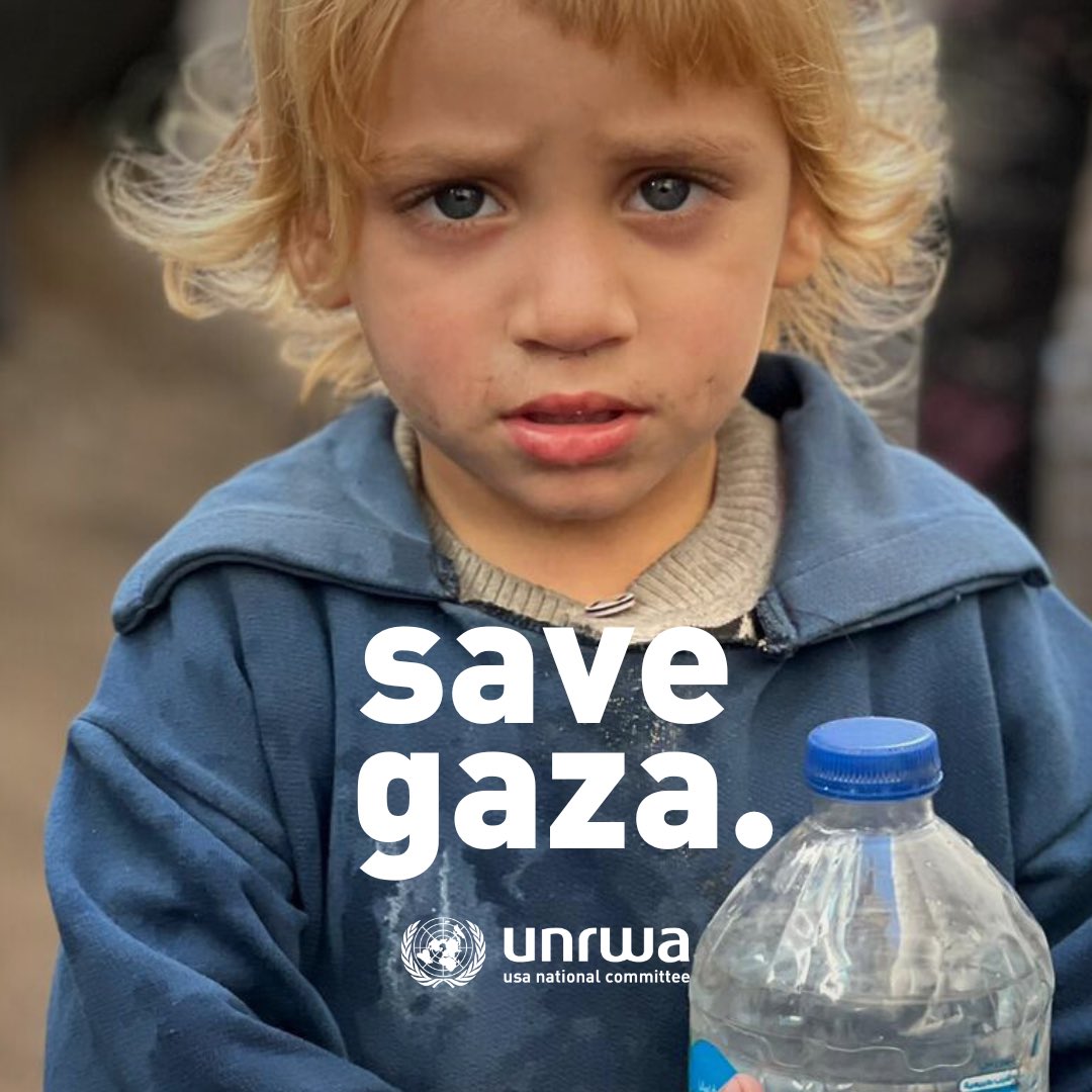 Right now, HALF A MILLION refugees in #Gaza are at direct risk of famine. With your tax-deductible gift, you can make sure families keep receiving: Urgent food, medical assistance, and shelter through Gaza’s #1 humanitarian provider. Donate now: unrwausa.org