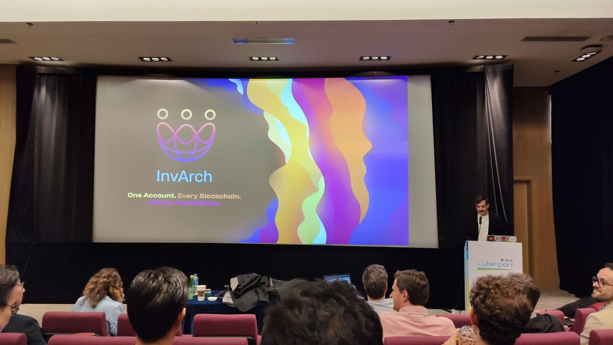 InvArchNetwork's tweet image. InvArch Co-founders @InvArchitect &amp;amp; @TinkerGabe were busy at the #PolkadotBlockchainAcademy - from pitching to some of the biggest VCs in the industry to teaching some of the most advanced XCM concepts to students!

All possible thanks to the incredible @AcademyPolkadot team! 👏