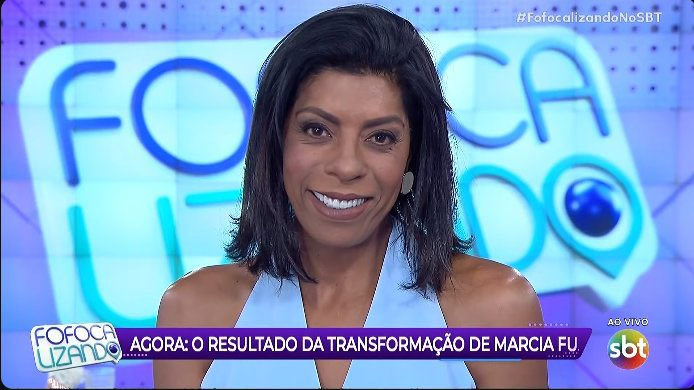 poptime's tweet photo. Antes e depois da transformação da Marcia Fu no Fofocalizando. 💅 https://t.co/F8K9UxEilT