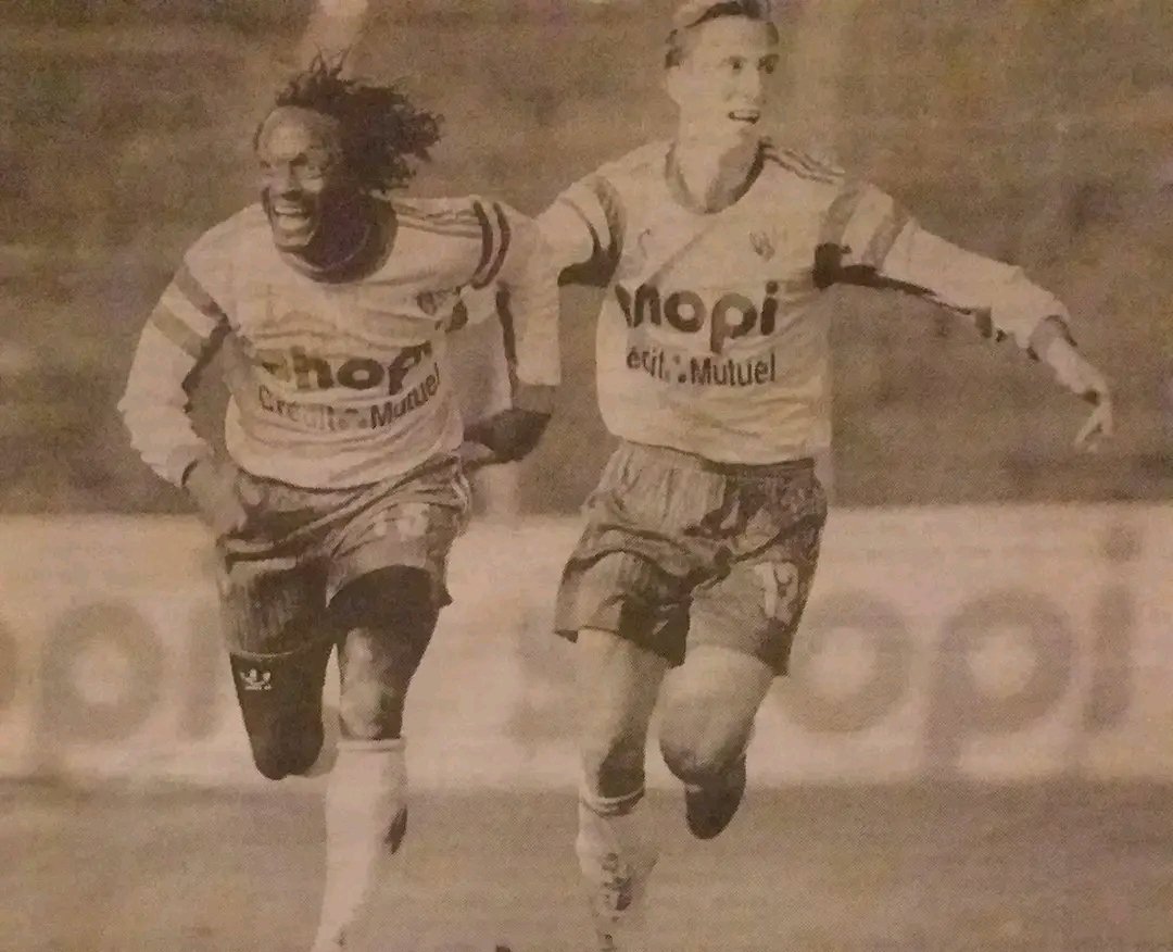 #rclens novembre 1991 doublé de mister Jules bocandé contre le sporting club de Toulon