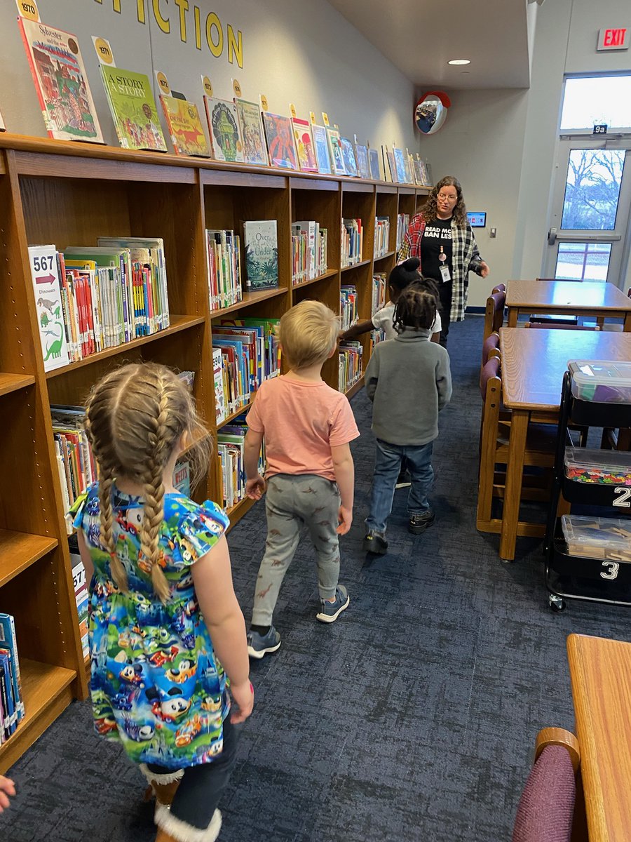 Pre-K visited the library today! They had so much fun, and so did I! #dentonisdlib #TomasRiverElem