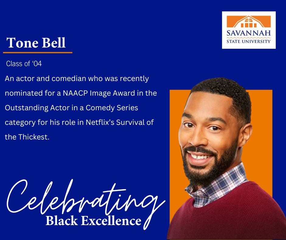 Meet Tone Bell, a Savannah State University Alum whose impact echoes through the corridors of Black excellence. #youcangetanywherefromhere #HBCUproud #BlackHistoryMonth