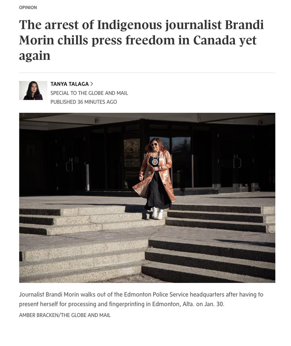 Songstress28's tweet image. Tanya Talaga nails it @TanyaTalaga 
This. Not many others would understand this context. 
HIY HIY 
“Brandi Morin never shies away from a hard story or a fight.
A fearless Indigenous author and journalist, Ms. Morin won a prestigious Edward R. Murrow award in 2022 for her work…