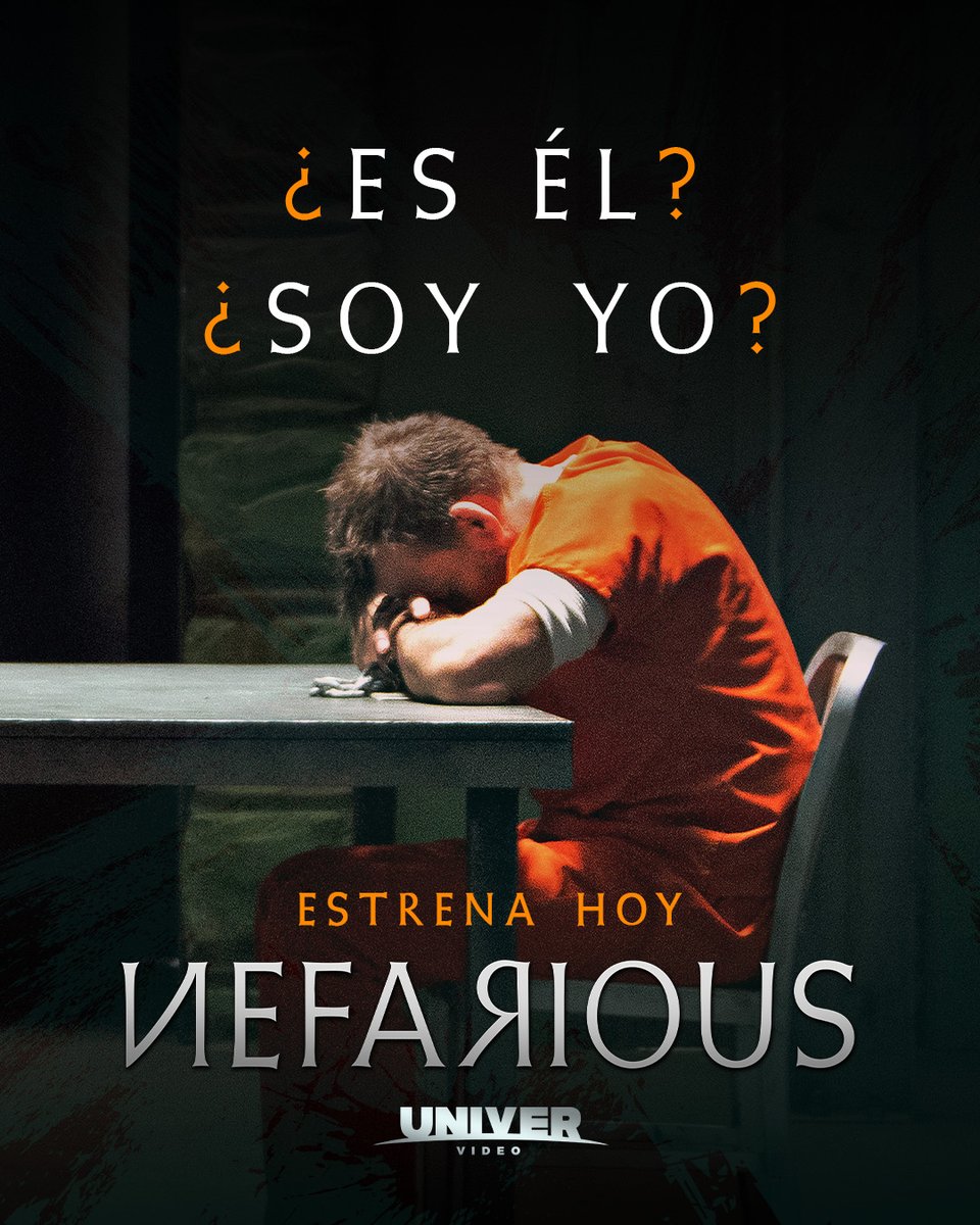 UnivMx's tweet photo. No te pierdas Nefarious y descubre cómo es que el mal actúa en la mente humana.

🔵Disponible exclusivamente en Univer Vídeo.🔵

https://t.co/BWzS4YJydS https://t.co/E8vijUsx8p