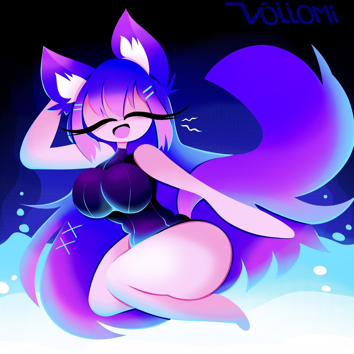 ANOTHER KITSUNE?! That’s right! Novas back! #furry #furryart #foxgirl #art