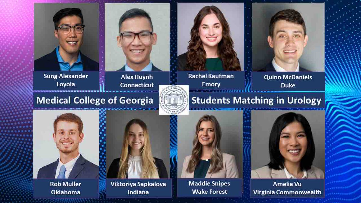 Another great class of MCG medical students destined to be amazing urologists! Look at these fantastic match results! #AUAMatch