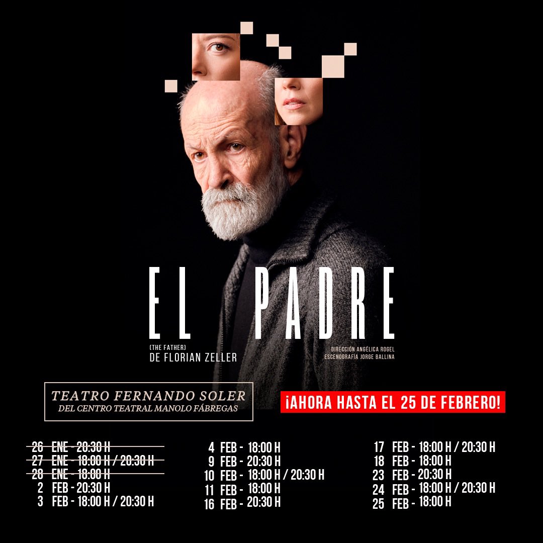 ¡Consulta nuestras fechas y visítanos en el Teatro Fernando Soler! #ElPadre 🕰️🎭🍂 🎟️ bit.ly/ticketmaster_e… @alex_gou @wiechers1 @oscaruriel #LuisDeTavira @fernandacga @erikhayser @anasofihg @Da_vidCalderon y @EmDib