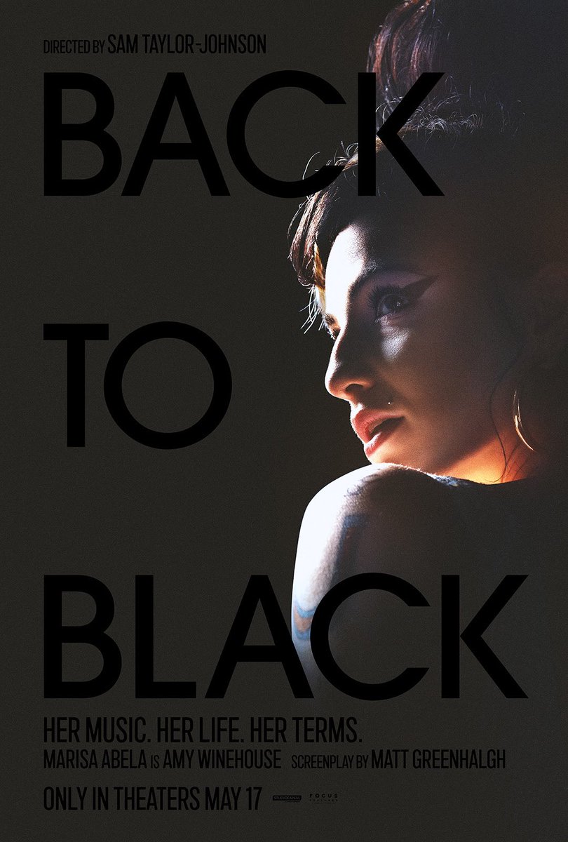 #FirstLook 📸 “Back To Black.” Looking forward to watching this one! A behind-the-scenes glimpse into #AmyWinehouse’s early rise to fame and the release of her groundbreaking studio album, #BacktoBlack. Her music. Her life. Her terms. In theatres May 17th. @UniversalPics
