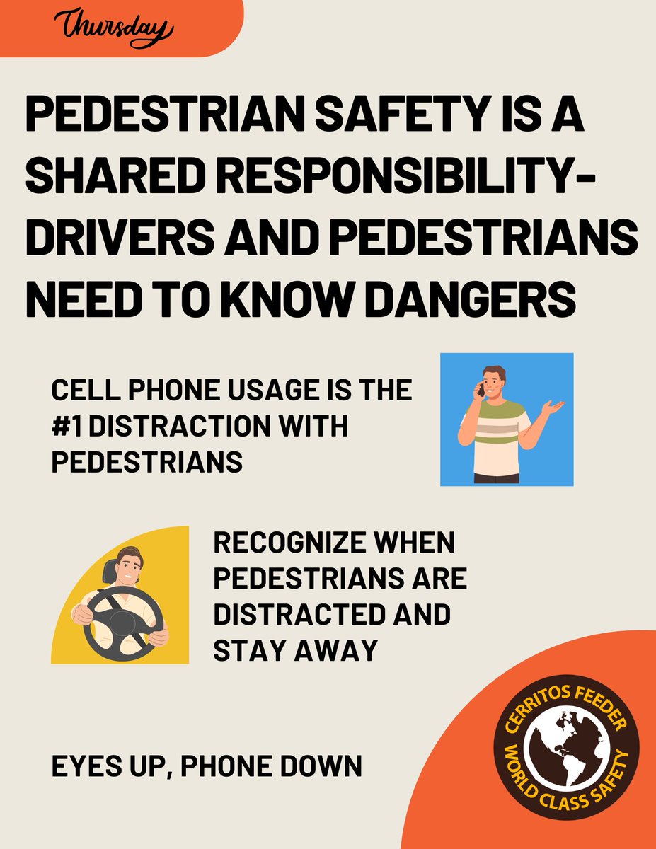 Cerritos Feeder Safety Team (@upscercasafety) on Twitter photo For their safety and ours, we need to be extra aware of distracted pedestrians and give them space👍 <a href="/OHWellnessUPS/">Industrial Athlete</a> <a href="/kelly_gonter/">Kelly Gonter</a> <a href="/Arturoj562/">Arturo juarez</a> For their safety and ours, we need to be extra aware of distracted pedestrians and give them space👍 <a href="/OHWellnessUPS/">Industrial Athlete</a> <a href="/kelly_gonter/">Kelly Gonter</a> <a href="/Arturoj562/">Arturo juarez</a>
