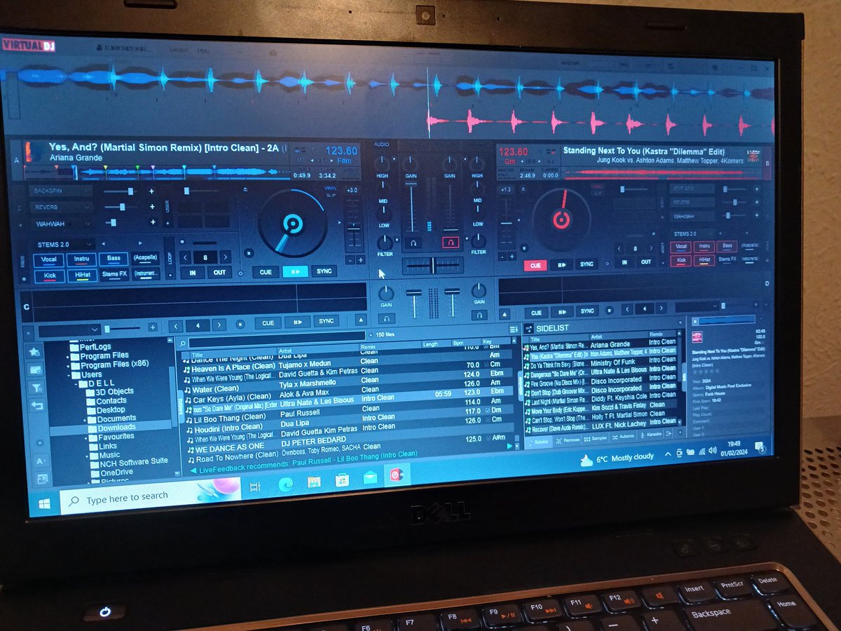 Working on a #FunkyHouse mix for my station to go out this weekend! #InTheMix #FunkItUp #LGBTQDance #OnlineRadio #VirtualDJ