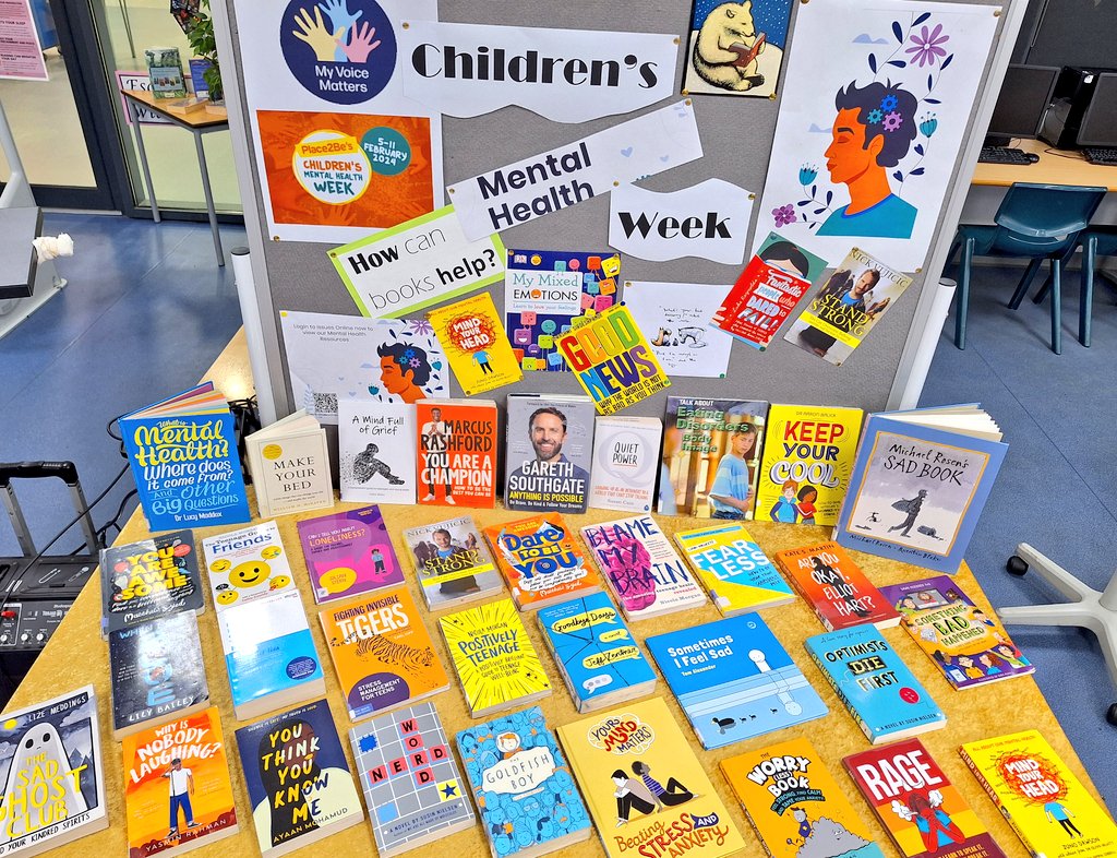 FHS_Lib's tweet photo. New book displays for a new month, just a small selection of our many relevant titles for staff & pupils @Forest_HillSch
#ChildrensMentalHealthWeek
#LGBTplusHM #ShelfHelp https://t.co/UGLIs8EXyW