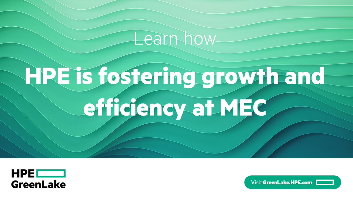 cneumeyer's tweet image. Corporate IT manager at MEC calls HPE ‘a one-stop shop for all the good stuff.’ Read how #HPESimpliVity and #HPEAlletra reduce the burden on IT, helping one of America’s top metal fabricators run their business better. hpe.to/6017poPWW