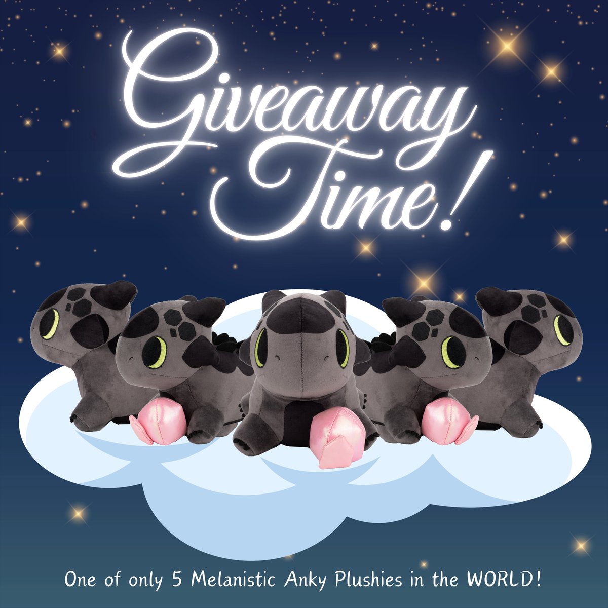 It's your FIRST chance to enter a Melanistic Anky Giveaway and spread some kindness! 🖤🩶🖤

To Enter:
1. Follow Paleo Pines 🦖
2. Quote RT our Carrot Anky Plushie Launch Post 📢
3. Tag an ultra-amazing member of YOUR herd who would be deserving of a melanistic ankylosaurus! 🧑‍🤝‍🧑