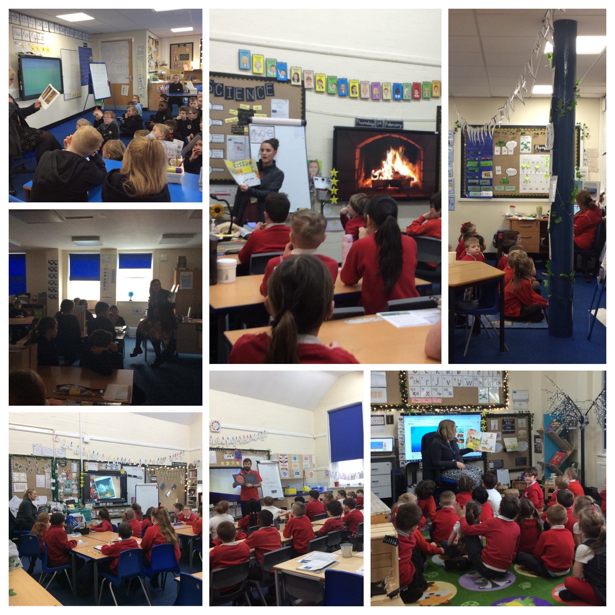 We enjoyed a teacher swap this afternoon! Each class listened to a story from a different teacher for #NationalStorytellingWeek @StJamesCEsth