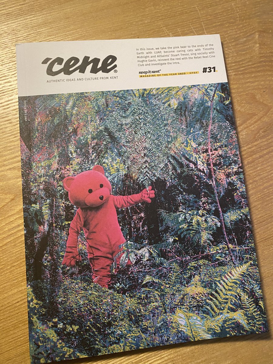 Got a copy of @CeneMagazine in the post today. Nice arts and culture mag covering Kent. For other quality regional culture mags see also @EskValleyNews and @TheHappyHoodNN. Be interested to hear about others.