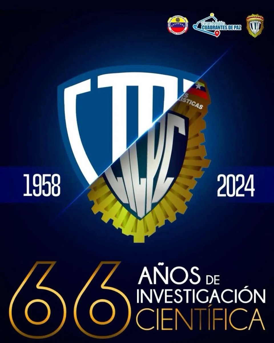 Hemos tenido una integración histórica, consolidándonos como la Policía Técnico - Científica por excelencia en la investigación criminal de Venezuela #66aniversario