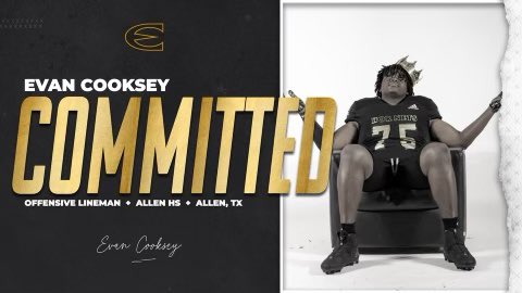 Evan J Cooksey (@evanjcooksey1) on Twitter photo Extremely blessed to be committed!!🐝
<a href="/CoachCash1/">Vincent Cashdollar</a> <a href="/CoachGHiggins/">Coach Higgins</a> <a href="/esuhornetsfb/">ESU Hornet Football</a> <a href="/CoachLWig/">Lee Wiginton</a> <a href="/LarryWMcrae/">Coach Larry McRae</a> <a href="/CoachCBuckley/">Collin Buckley</a> #Stingersup #OLP Extremely blessed to be committed!!🐝
<a href="/CoachCash1/">Vincent Cashdollar</a> <a href="/CoachGHiggins/">Coach Higgins</a> <a href="/esuhornetsfb/">ESU Hornet Football</a> <a href="/CoachLWig/">Lee Wiginton</a> <a href="/LarryWMcrae/">Coach Larry McRae</a> <a href="/CoachCBuckley/">Collin Buckley</a> #Stingersup #OLP