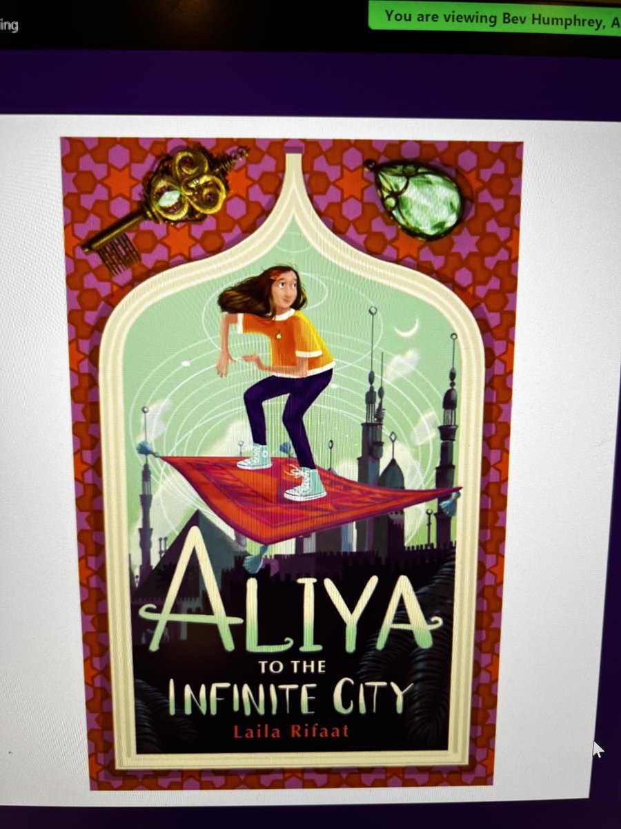 Lovely online book launch for Aliya to the Infinite City. Brilliant to hear about Laila Rifaat’s inspiration for her Egyptian time-travelling adventure. Thank you, ⁦@chickenhsebooks⁩ and ⁦@AuthorsAloudUK⁩