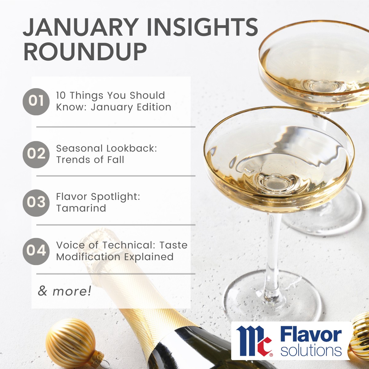 Looking for flavor inspiration for your brand? Check out our insights roundup for January! 👇