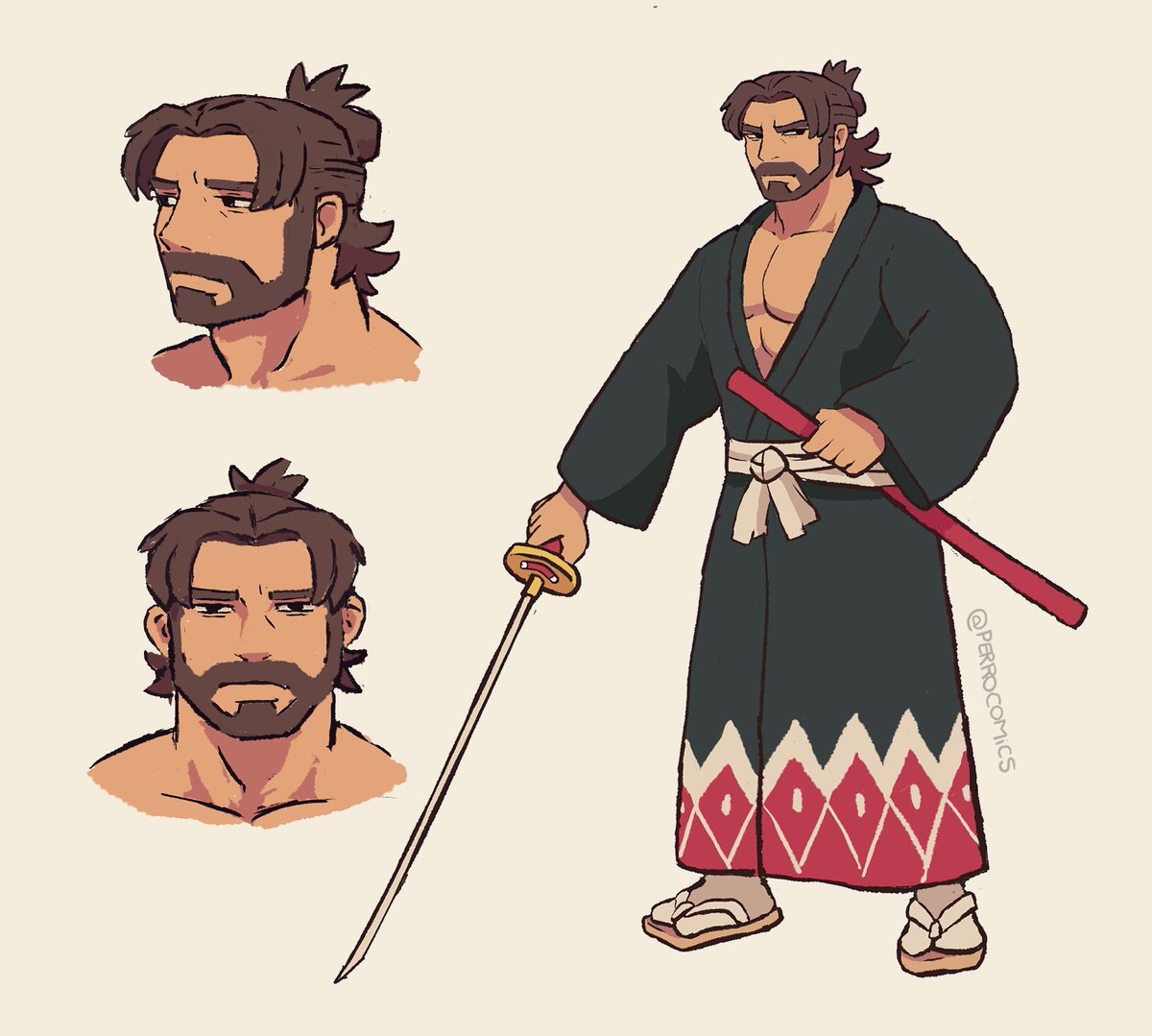 PerroComics's tweet image. Keisuke (oc) reference.