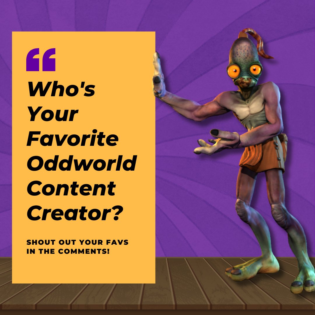 Oddworld tweet media