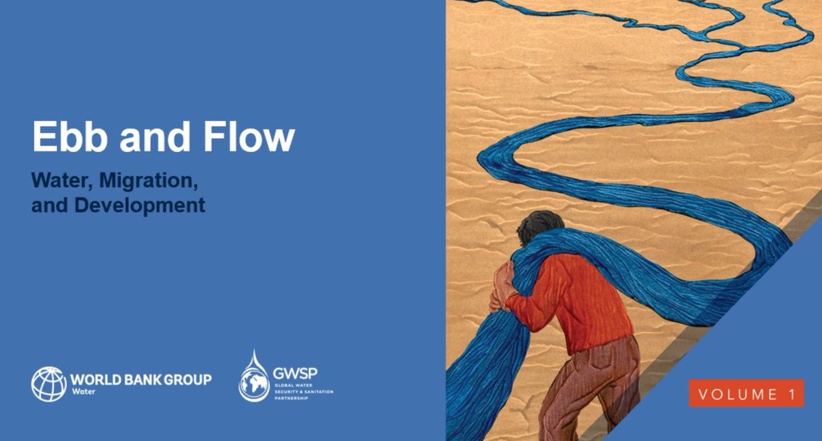 WorldBankWater's tweet image. The poor are 4X less likely to move than people in wealthier countries.
In our report, we unpack the concept of a “water migrant” & how migration is affected by age, household size & #education. wrld.bg/JPrz50Qw01L
@TheGwsp #EbbFlow