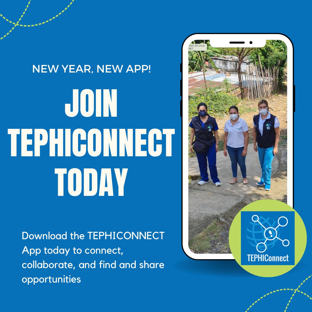 🚀Exciting news! Say hello to TEPHIConnect, the app…our newly improved go-to mobile app curated exclusively for FETP alums and residents. 🌟 Download it now from the Apple or Google Play Store! #TEPHINET #TEPHIConnect #NewApp #Connect #AppLaunch #FETP #FELTP #FieldEpidemiology