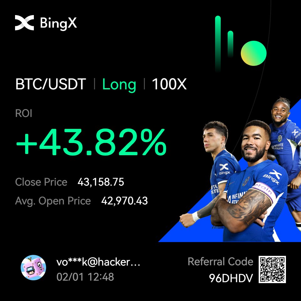 hackerhipsters's tweet photo. Went Long on that $BTC pump and got 44%.
If you are interested in trading digital assets, BingX Futures is a great place to start. You can sign up for an account and start trading today. Click >>
https://t.co/i1AwXUXH7e 

#ethereum #bitcoin #cryptocurrency #crypto #blockchain https://t.co/tf09mpEfOj