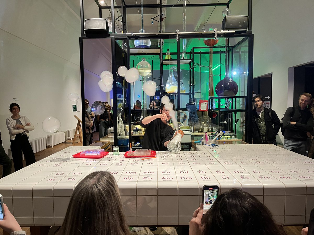 bernarddonoghue's tweet photo. Having a ball @sciencemuseum tonight at their Lates night. What a brilliant fun evening. LOVING it. Bubbles! https://t.co/pRrQApfWb7