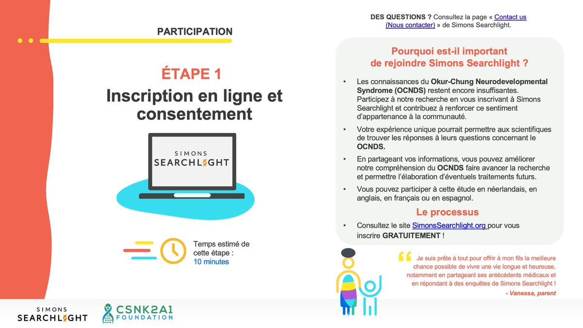 csnk2a1org's tweet image. #ShineYourSearchlight✨ Not enough is known about Okur-Chung
Neurodevelopmental Syndrome (OCNDS). Join our search for answers by signing up for #SimonsSearchlight and help us grow our community in 2024. Go to SimonsSearchlight.org to sign up for FREE! #OCNDS #CSNK2A1