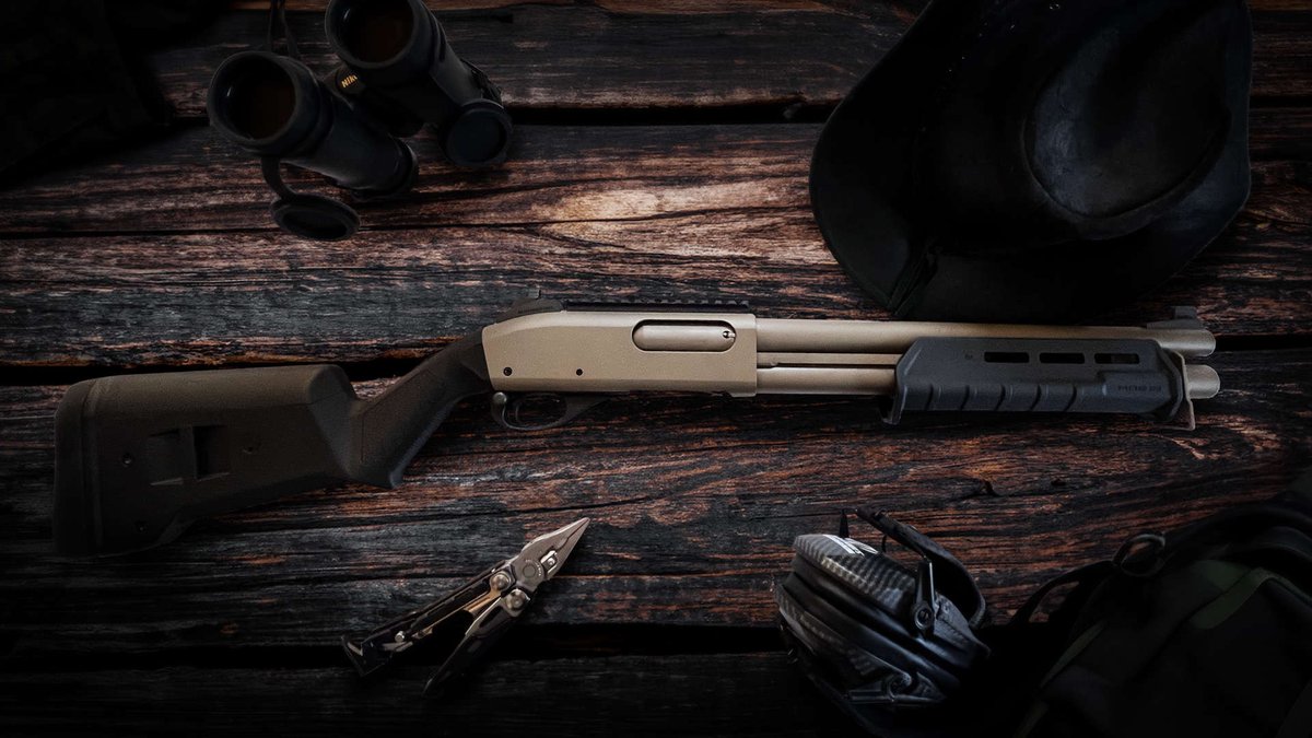 Wow! A custom Remington 870 shotgun. Read our review to see how S&J Hardware creates an 870 like no other: 
bushlife.ca/remington-870-…

#remington870 #custom870 #remingtonshotgun #customshotgun #tactical #tacticalgun #tacticalshotgun #huntingshotgunRemington