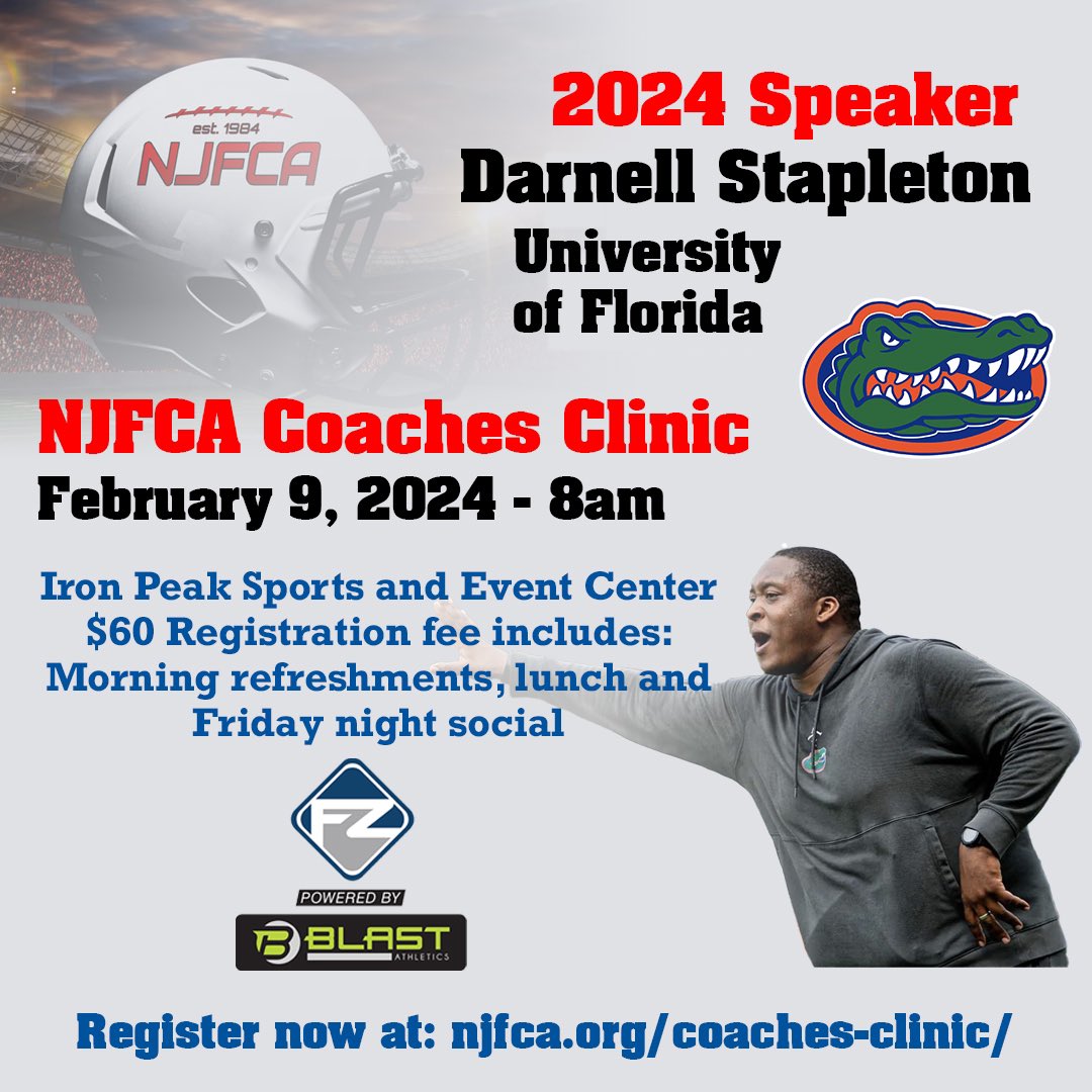 Join us on Feb 9th. @darnellru53 of @GatorsFB will be there!