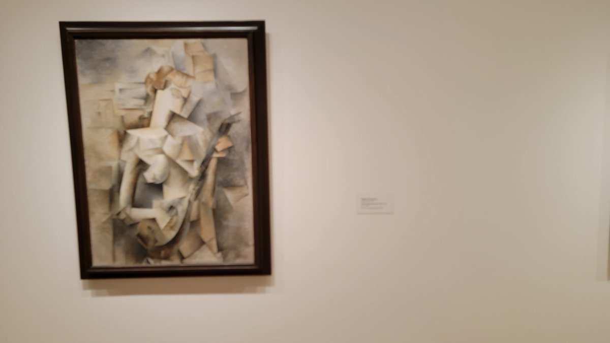 pgnyny's tweet photo. @BillyStrings @christhile Girl with a Mandolin (Fanny Teller) 1910 Pablo Picasso #moma https://t.co/jJzfYqXtyA