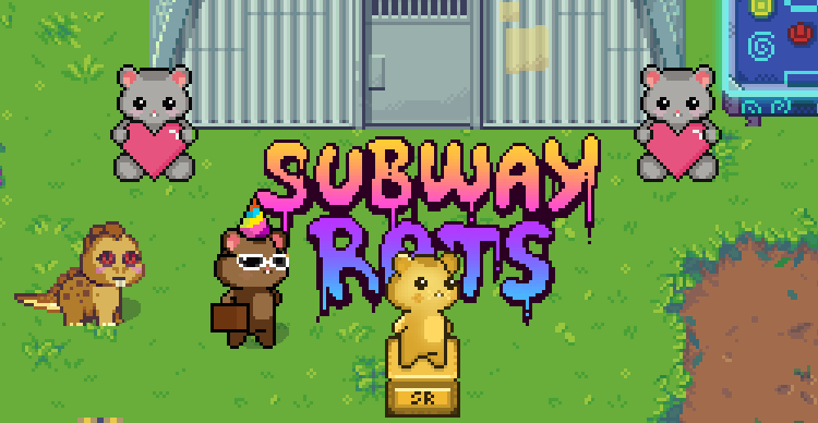 SloppySteaks340's tweet photo. @RareAxies @pixels_online @TriballyGames My @SubwayRatsNft UGCs, now to get the newly released ones!
#RatPack #ratJAM https://t.co/L1pF2WprHT