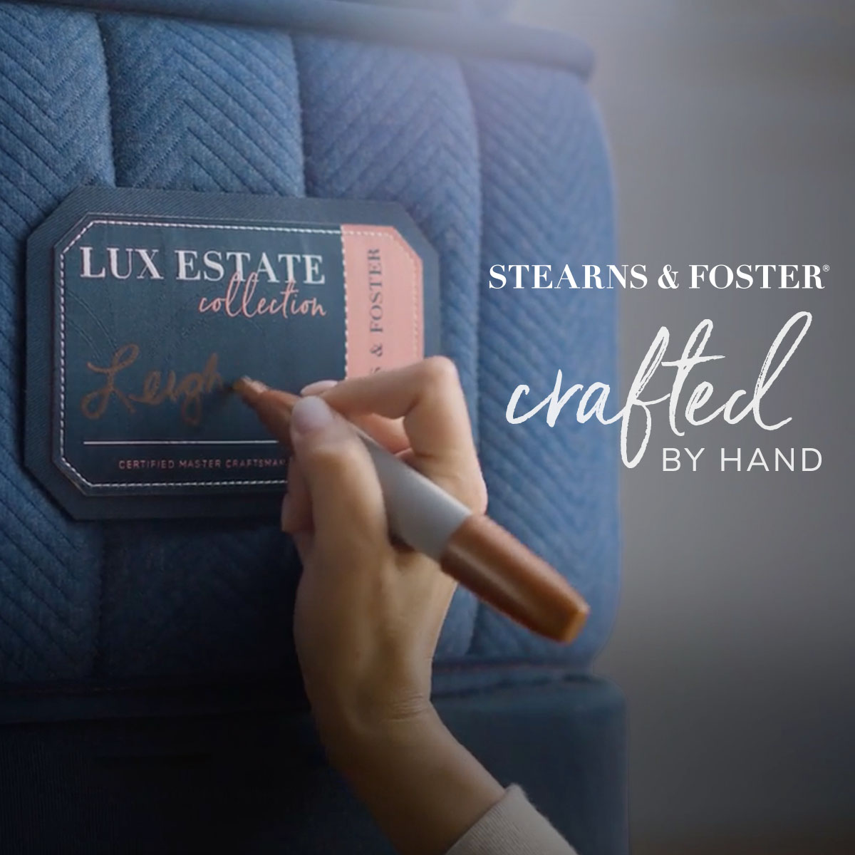 Every hand-layered Stearns &amp; Foster® mattress is signed by the Certified Master Craftsman who makes it. ✍️  Learn more about the artistic practice behind Stearns &amp; Foster® mattresses at <a href="/denvermattress/">Denver Mattress</a>: bit.ly/34qOZP6