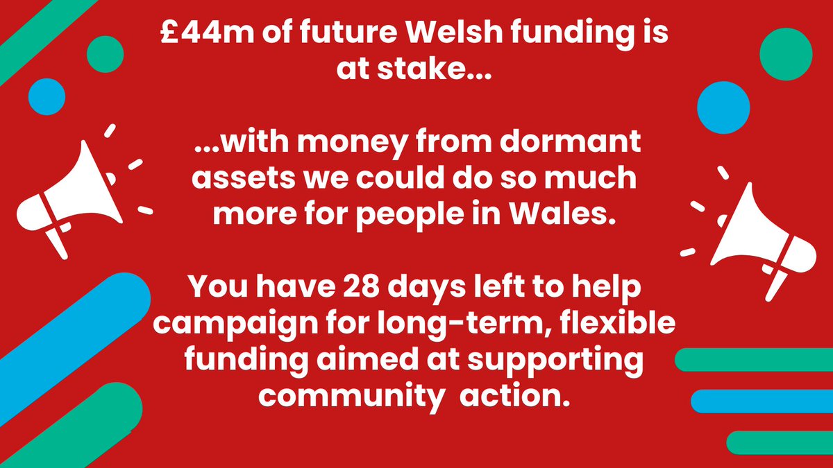 🧵🏴󠁧󠁢󠁷󠁬󠁳󠁿🆘💰Do you believe that £44m could make a huge difference to people in Wales? We want to show the Welsh Government that we need flexible, long-term funding for community action. Join us! Complete the consultation before 28.02.24: shorturl.at/lnQT5