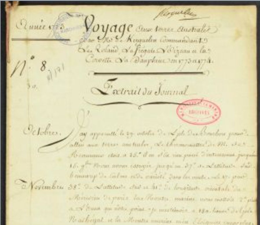 Si vous aimez l'histoire et ses soubresauts, le site 'Mémoire des hommes' nous permet de découvrir le procès d 'Yves Joseph de Kerguelen après la decouverte de l'archipel portant son nom. memoiredeshommes.sga.defense.gouv.fr/fr/article.php…