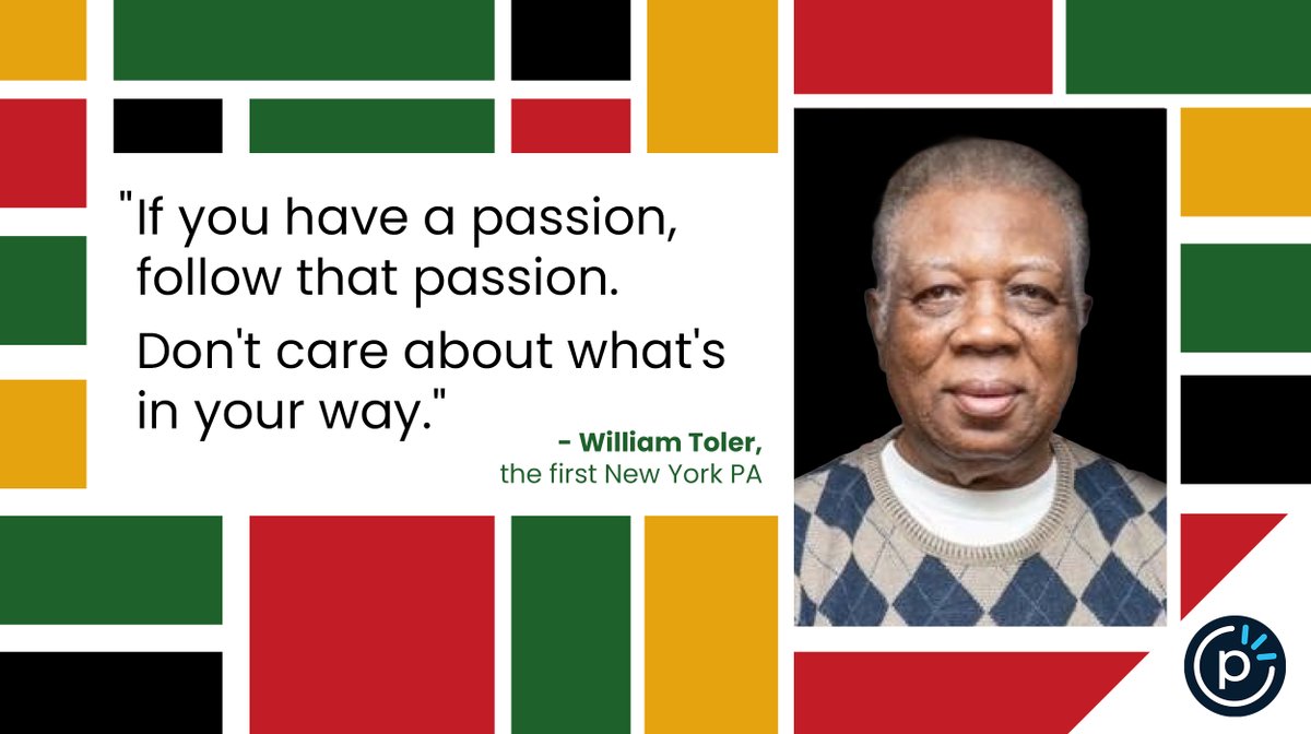 We're celebrating #BlackHistoryMonth by highlight great contributions from NPs/PAs of the African American community. Today we recognize William Toler, a #trailblazer who's made an enduring impact in the community as the first NY PA.🎙️Listen to his story: tinyurl.com/5eucn5pn