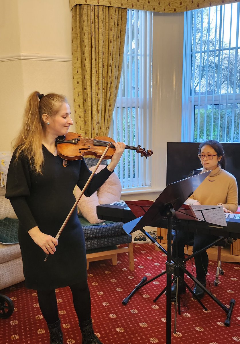 At Brundibár Arts Festival, we're passionate about bringing music into the community for everyone to enjoy. Here we are at Philip Cussins House care home. We had a wonderful time meeting the residents there and sharing some music - thanks to everyone for such a warm welcome!