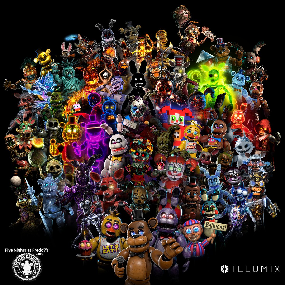 FNAFAROfficial's tweet image. A very Special (Delivery) thank you to you all 🐻😱💙…tinyurl.com/mryrzenv